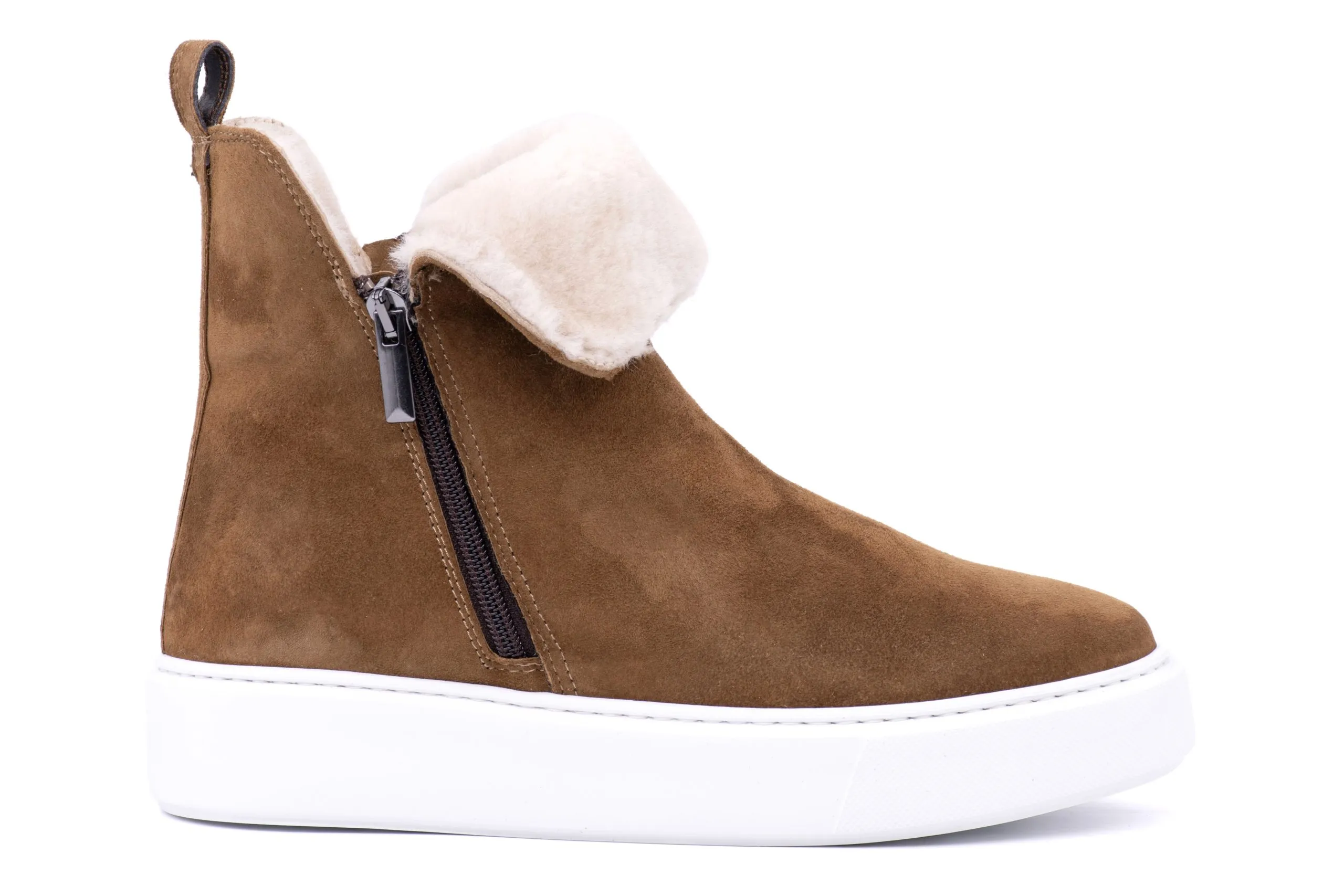 Ankle Boots Scamosciato e Shearling