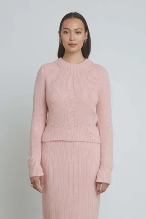 Ava Sweater - Pastel Pink