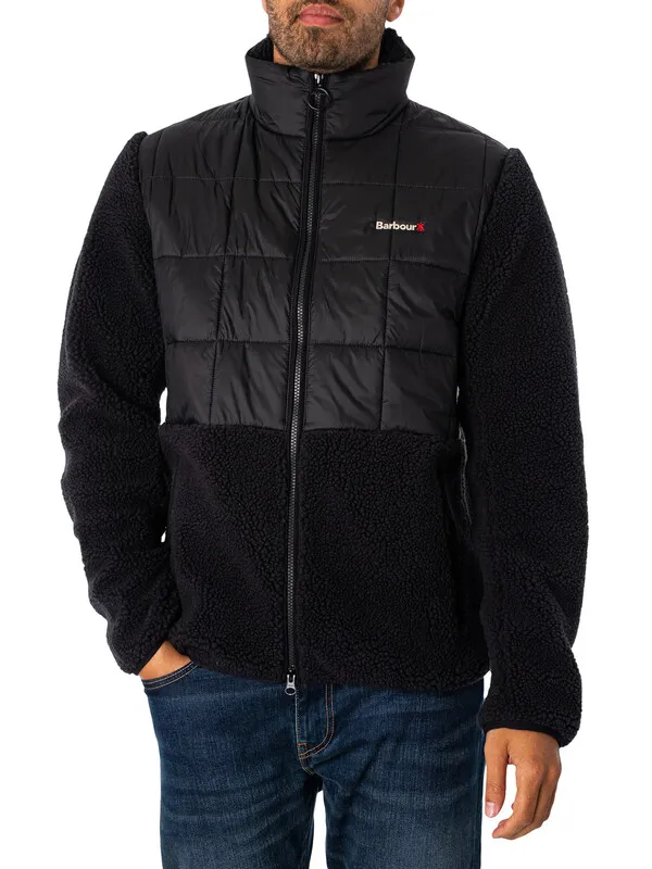 Barbour Lowfell Fleece Jacket - Black