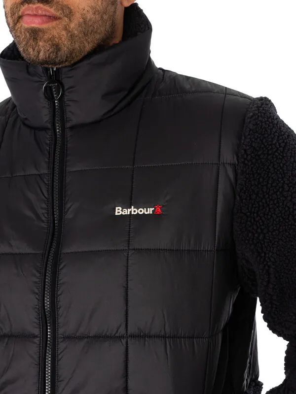 Barbour Lowfell Fleece Jacket - Black