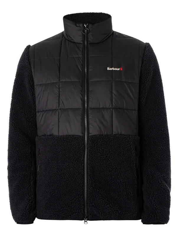 Barbour Lowfell Fleece Jacket - Black