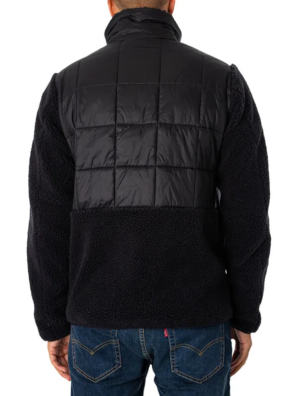 Barbour Lowfell Fleece Jacket - Black