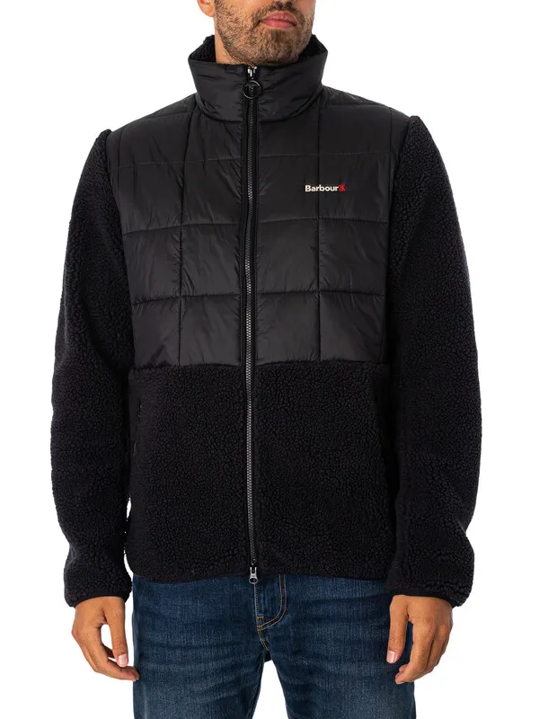 Barbour Lowfell Fleece Jacket - Black