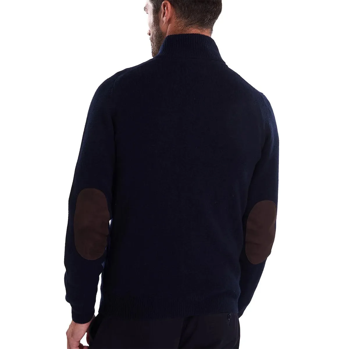 Barbour - Patch Full Zip Up Cardigan in Navy