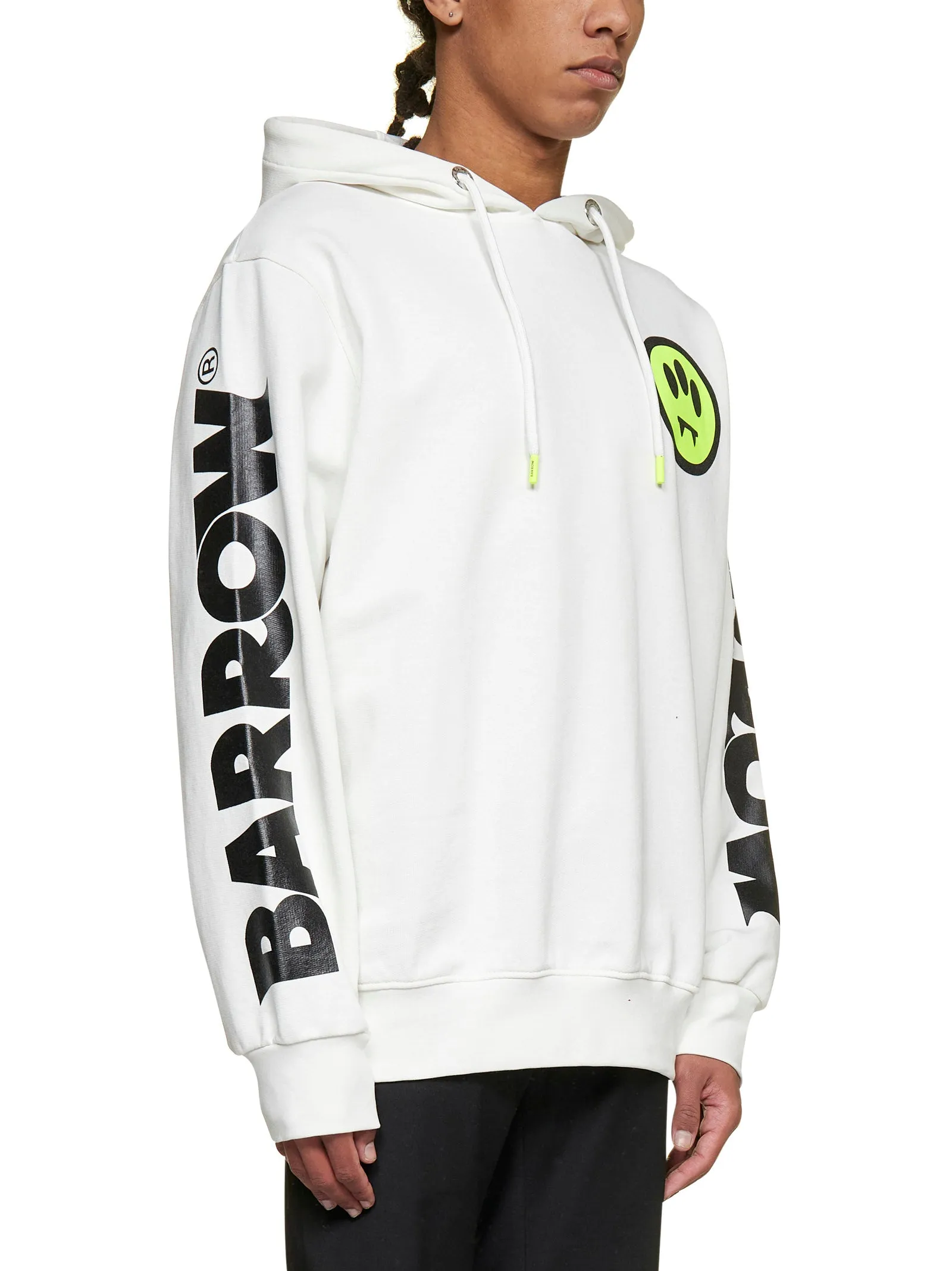 Barrow Logo Printed Drawstring Hoodie