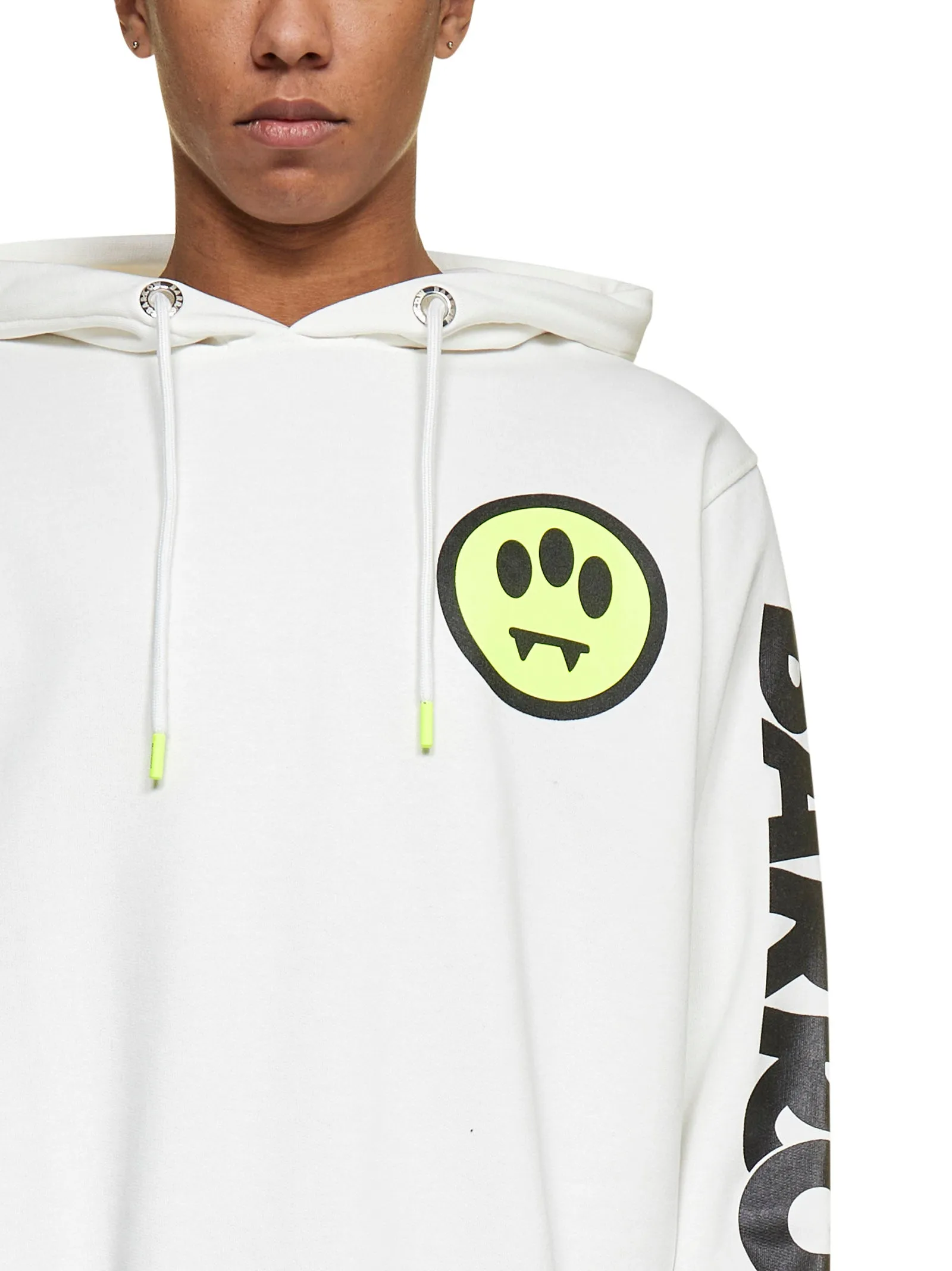 Barrow Logo Printed Drawstring Hoodie