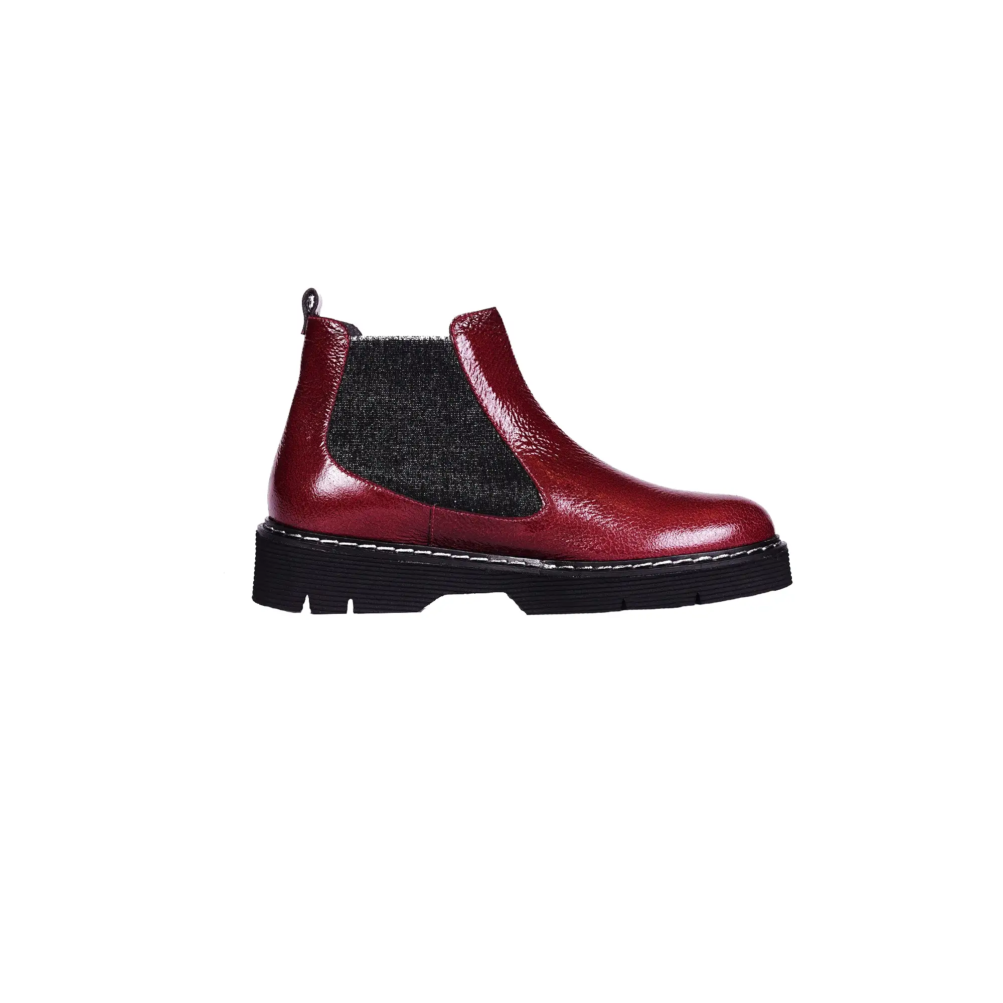 Bootie Reversibile Burgundy