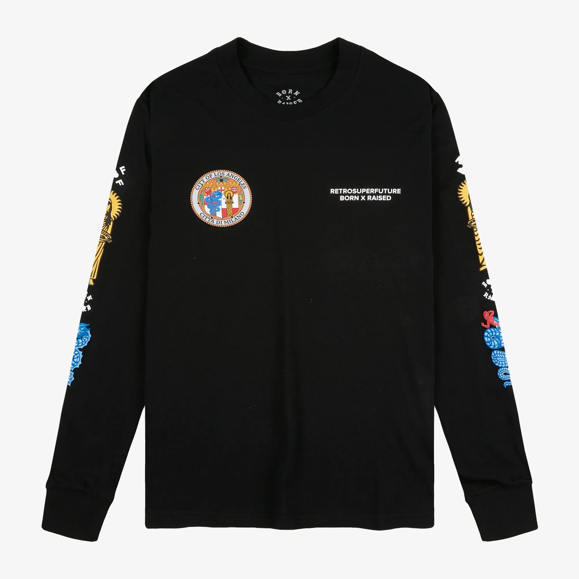 BORN X RAISED LONGSLEEVE 'BLACK'