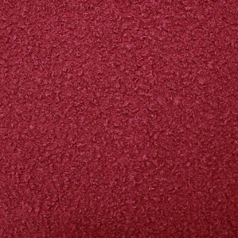 Boucle Coating Fabric - Red