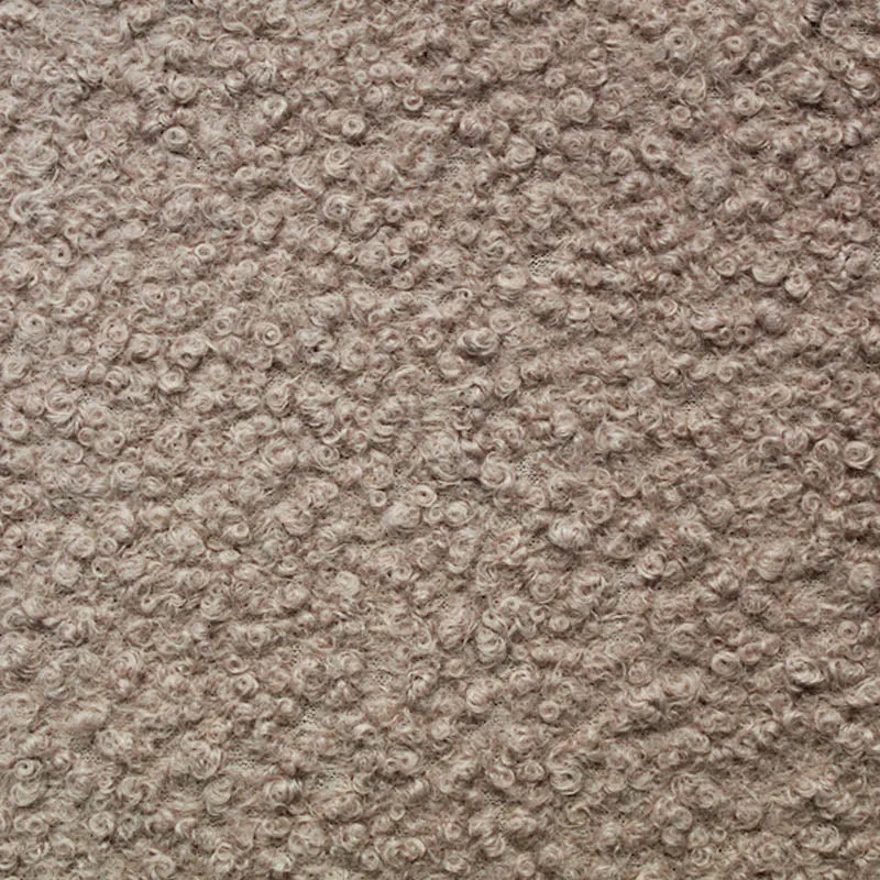 Boucle Coating Fabric - Teddy Taupe