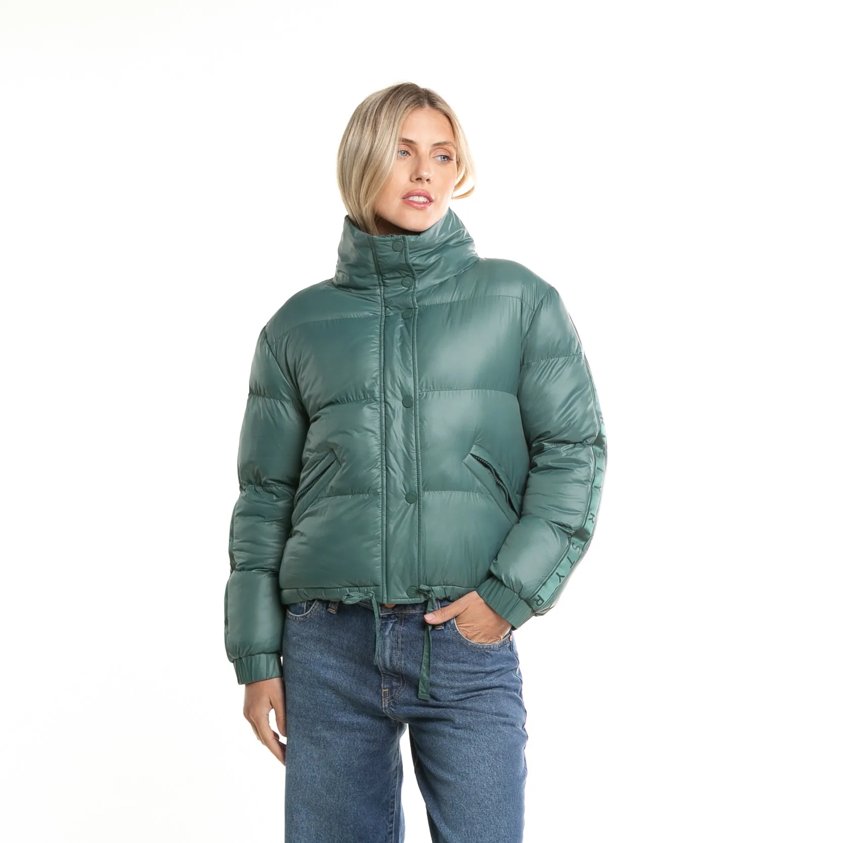 Campera Abrigo Rusty Best Days Puffer Coat Ld* Green