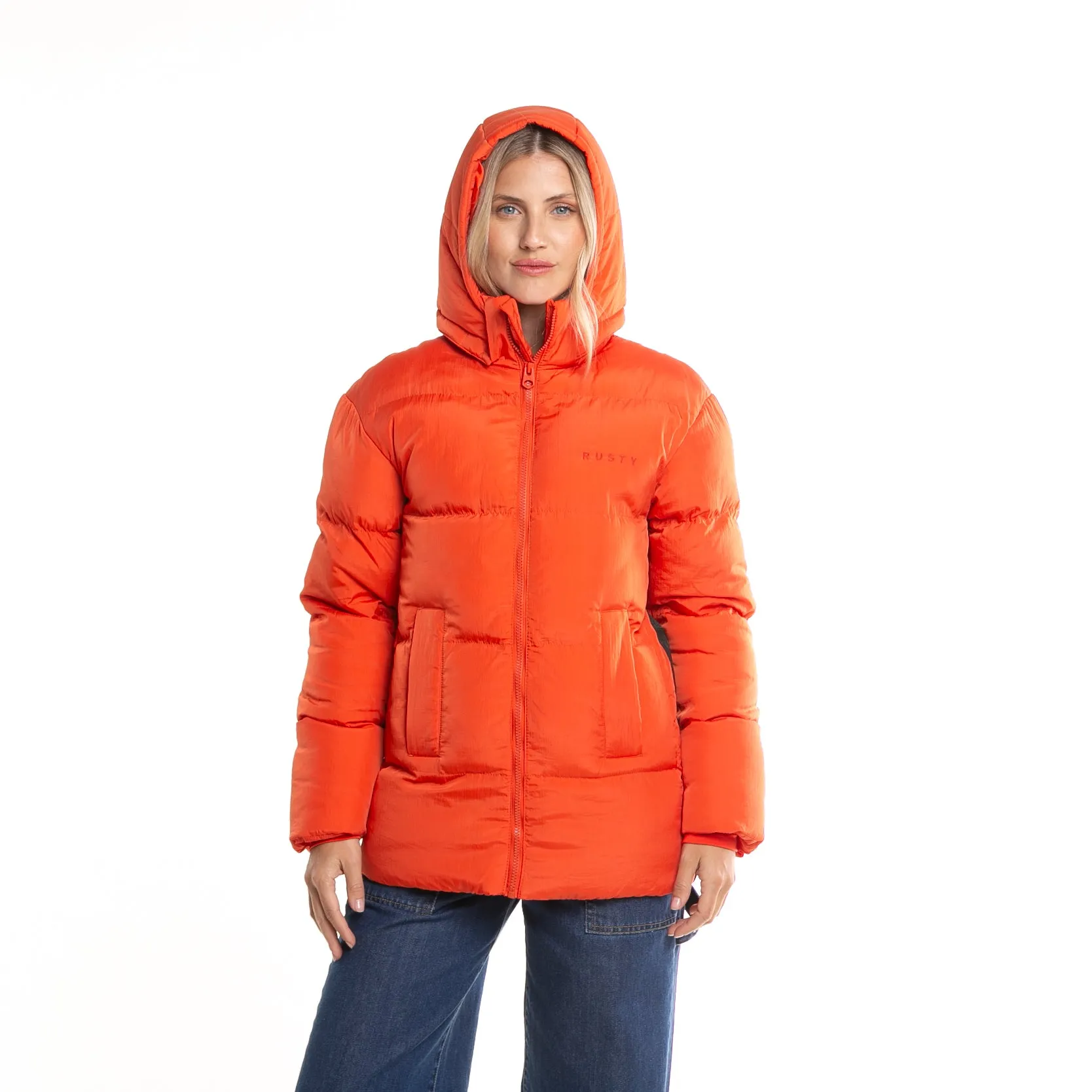 Campera Abrigo Rusty Out Of Time Puffer Coat Ld