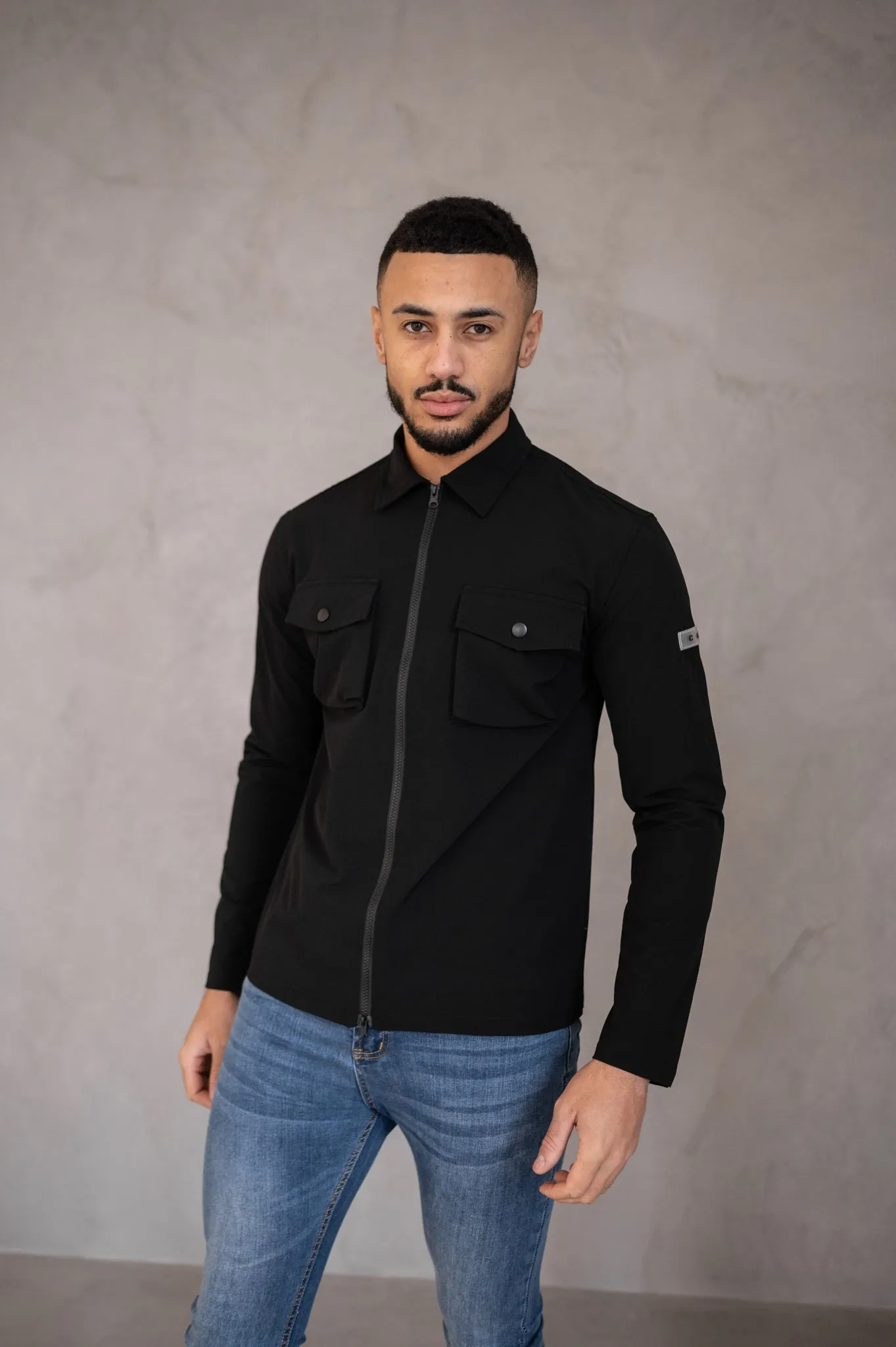 Capo BUTTON Jacket - Black