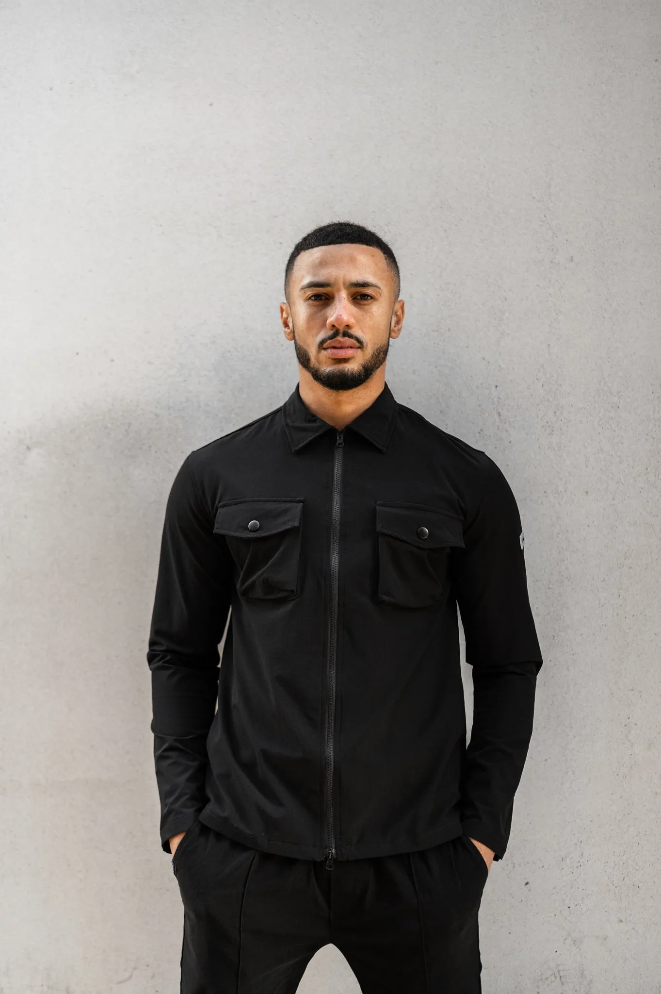 Capo BUTTON Jacket - Black