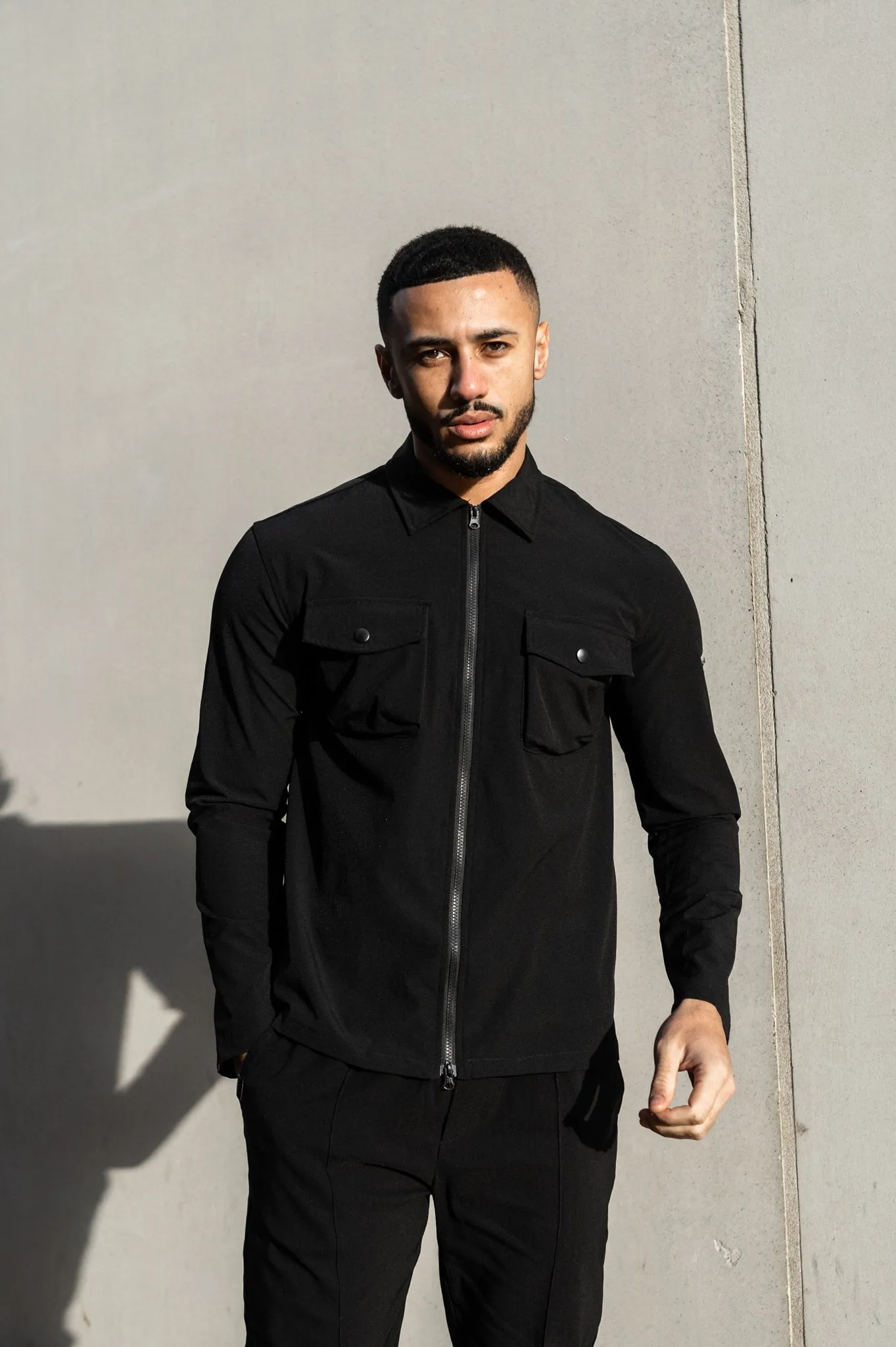 Capo BUTTON Jacket - Black