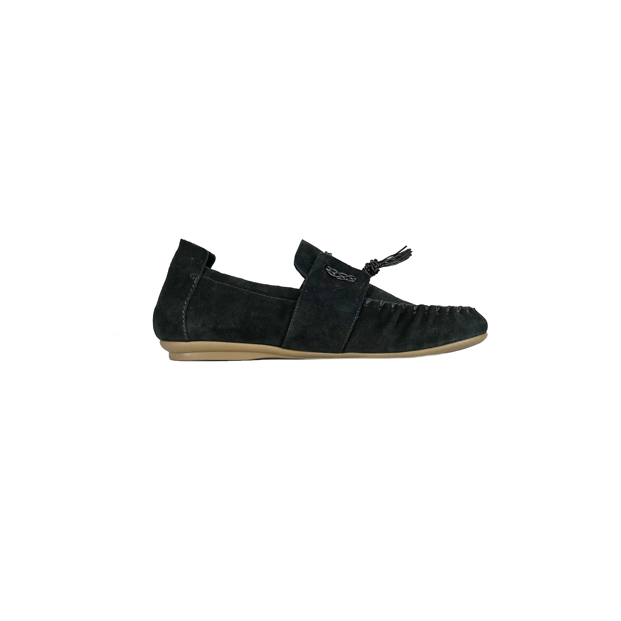 Car Shoe Camoscio Black