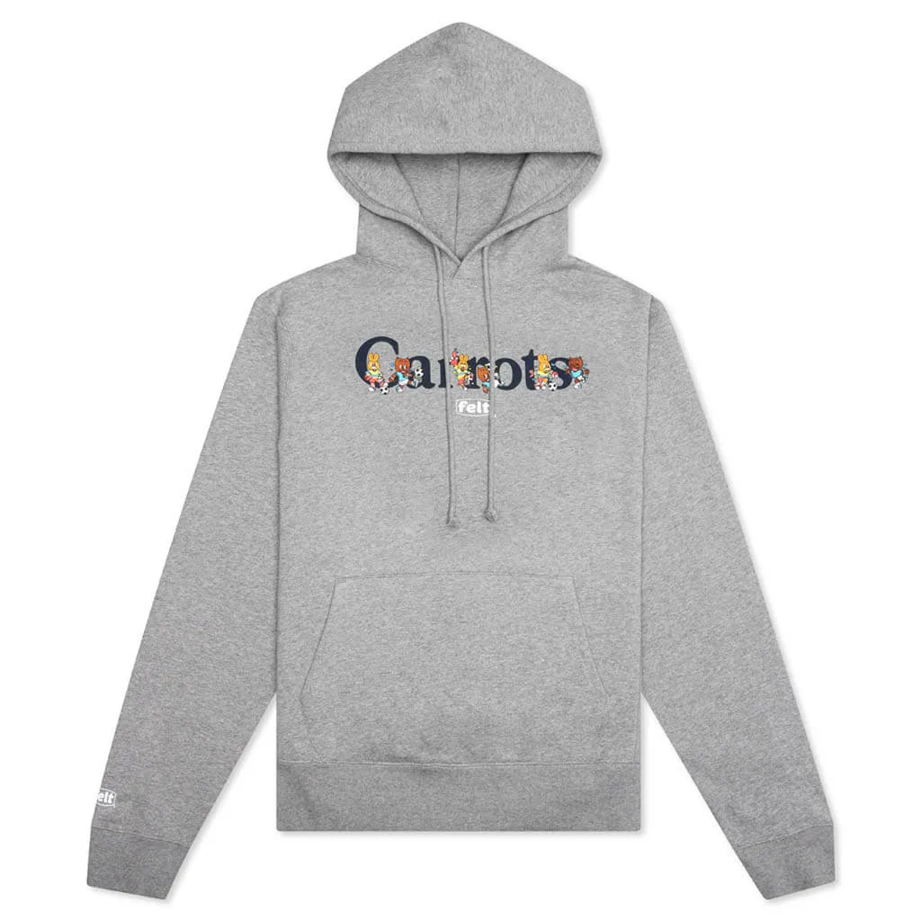 Carrots by Wordmark Hoodie - Grey