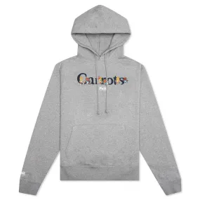 Carrots by Wordmark Hoodie - Grey