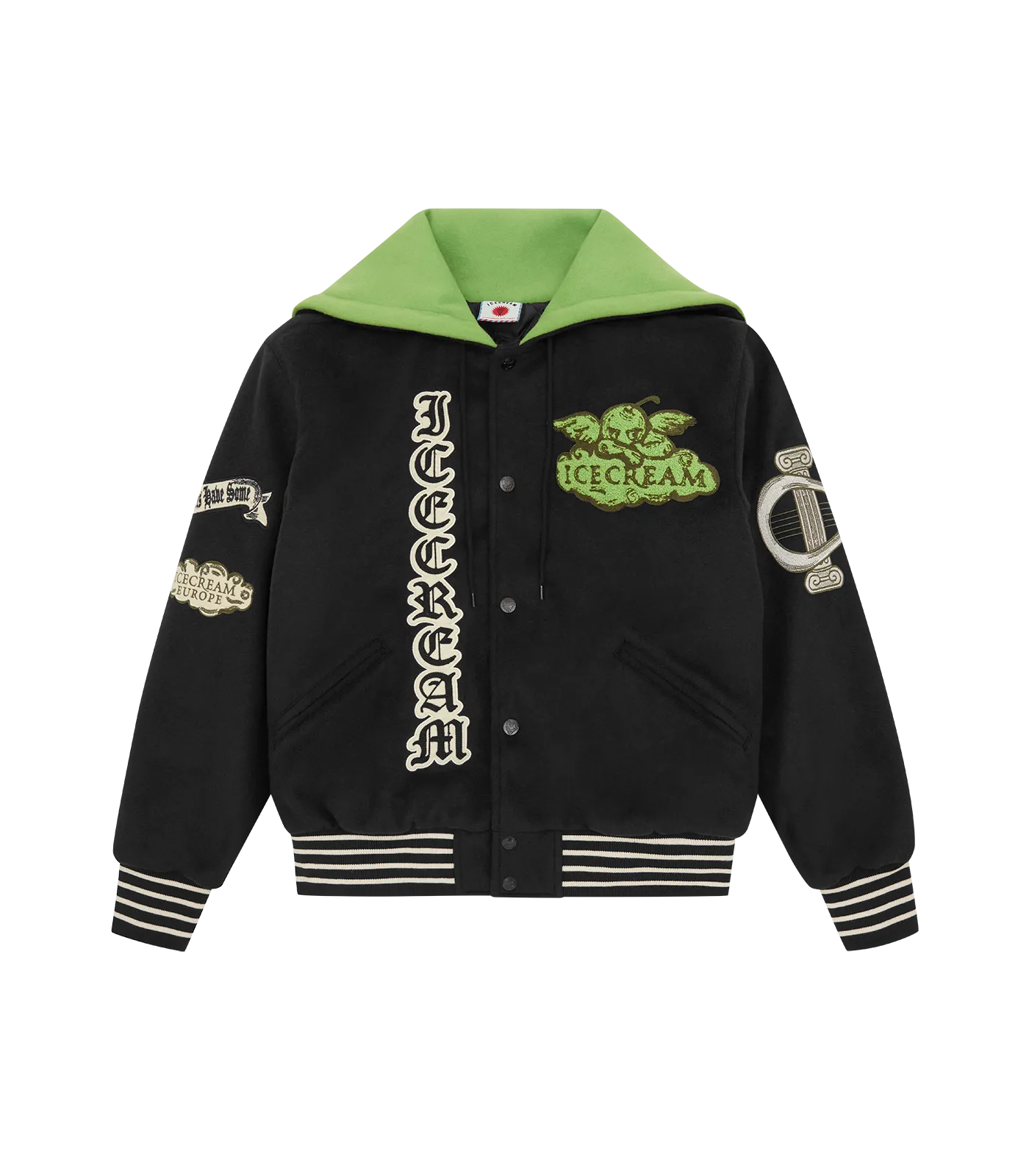 CHERUB CHEERLEADER JACKET - BLACK