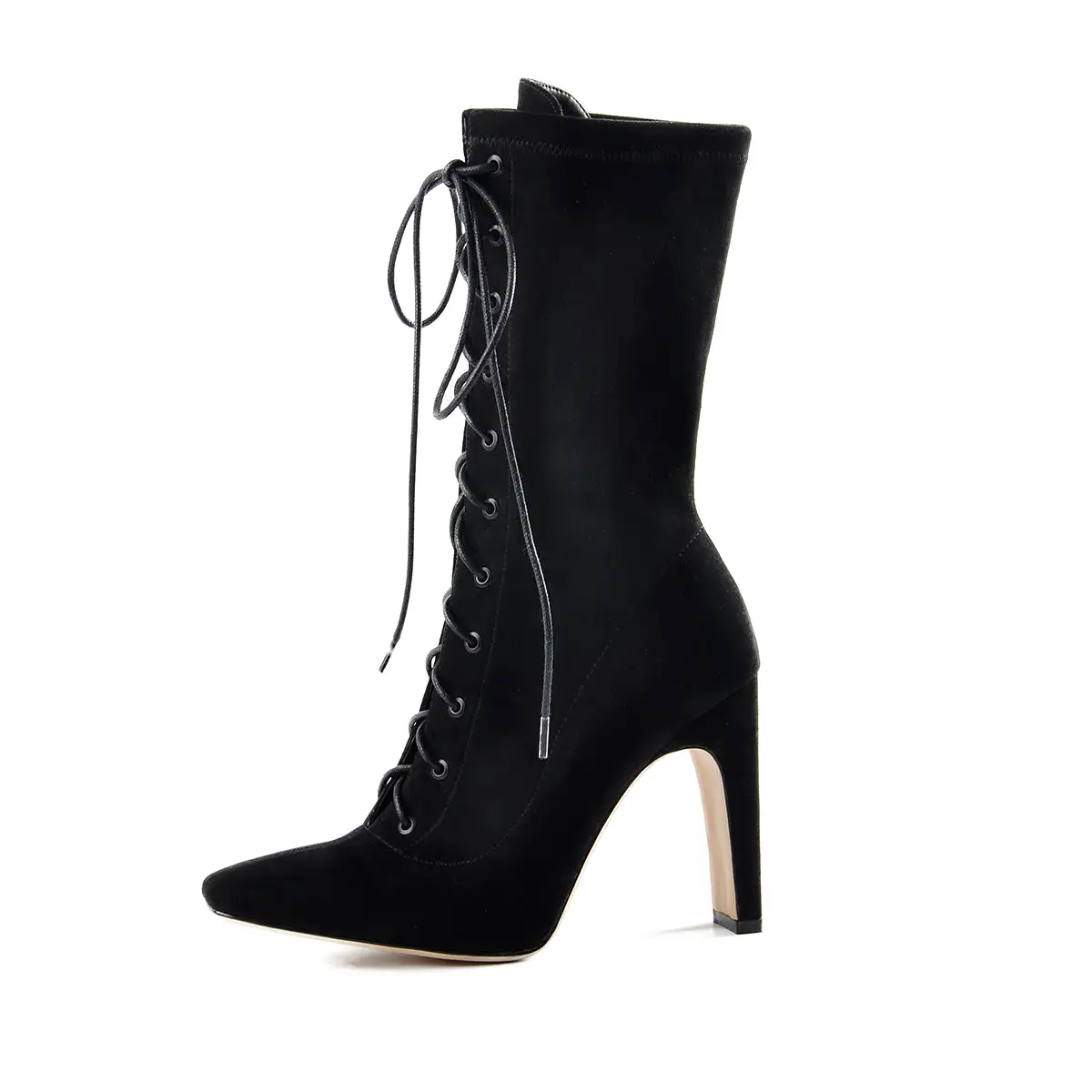 Chunky Heel Mid-calf Boots