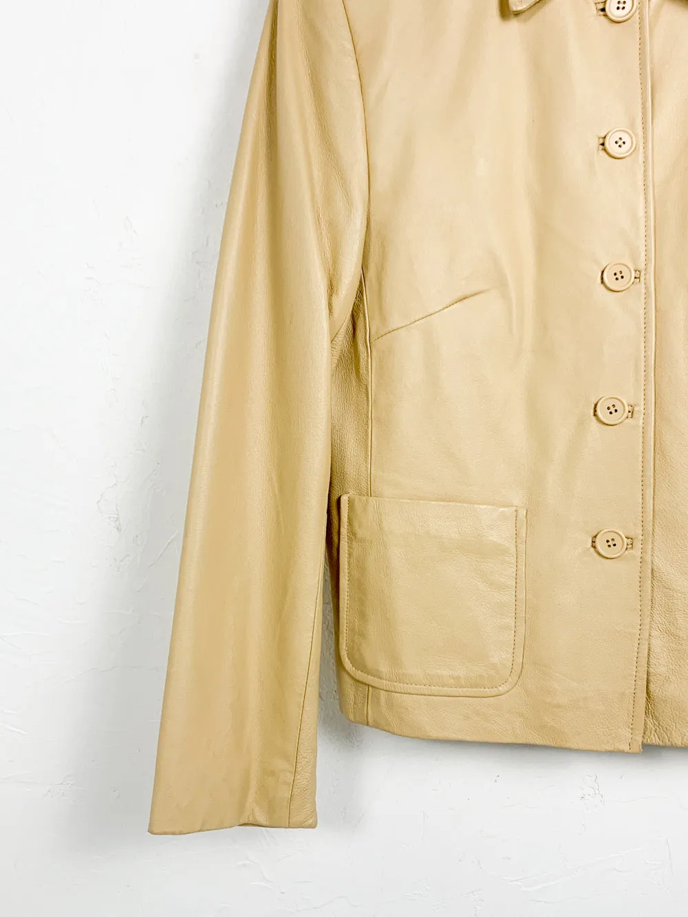 CLIO Camel Leather Jacket