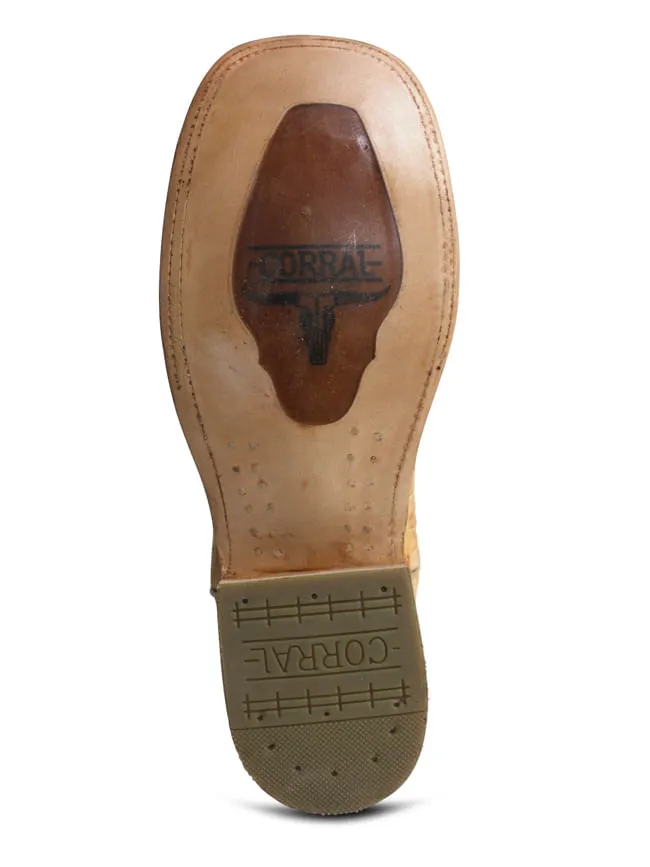 Corral Mens Ostrich Leg Boots