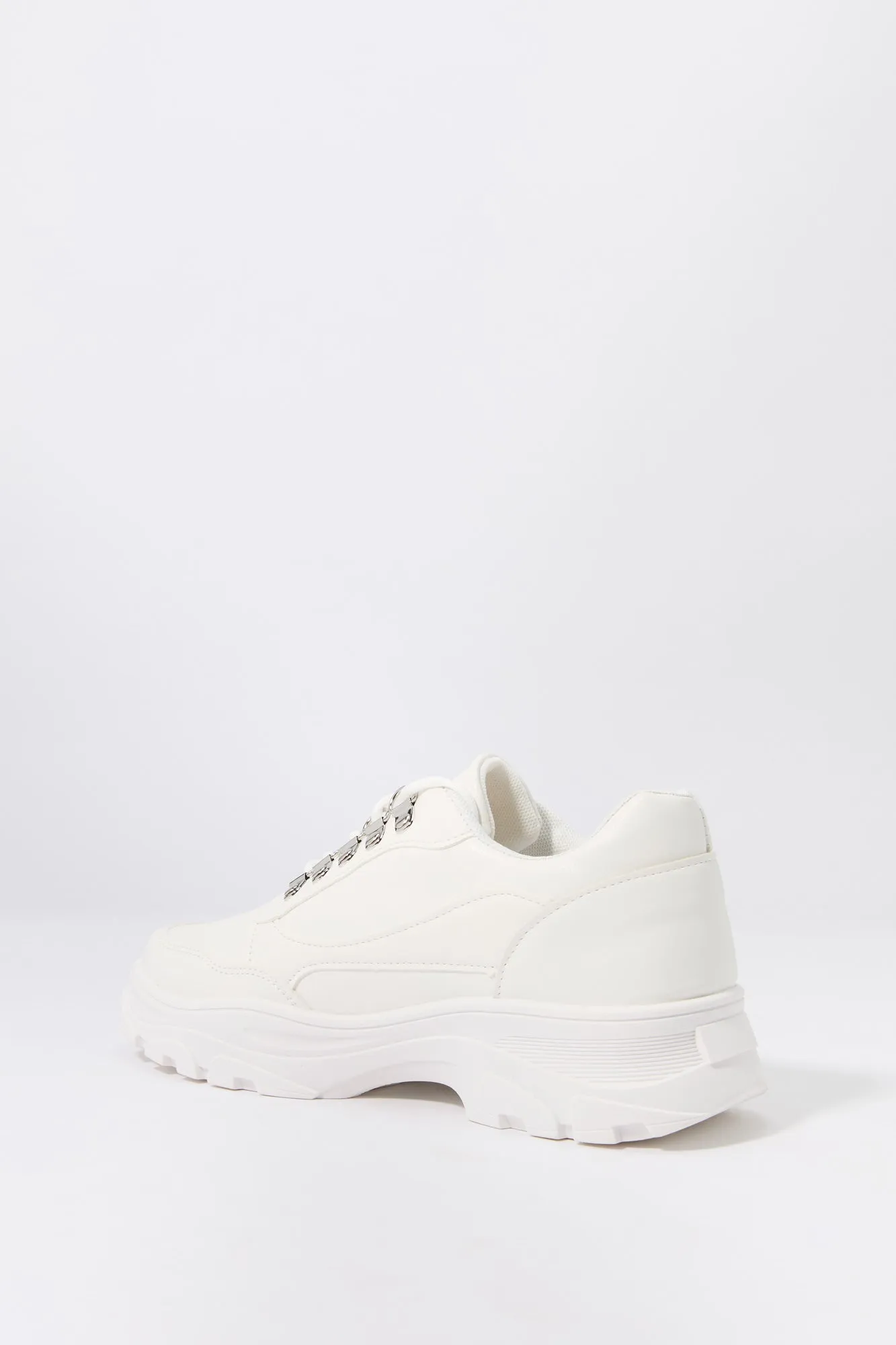 D-Ring Lace Up Chunky Sneaker