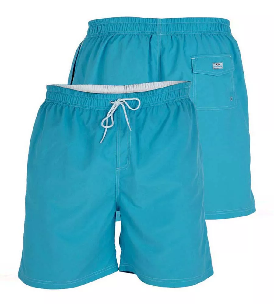 D555 Mens Blue Full Length Swim Short (YARROW BLUE)