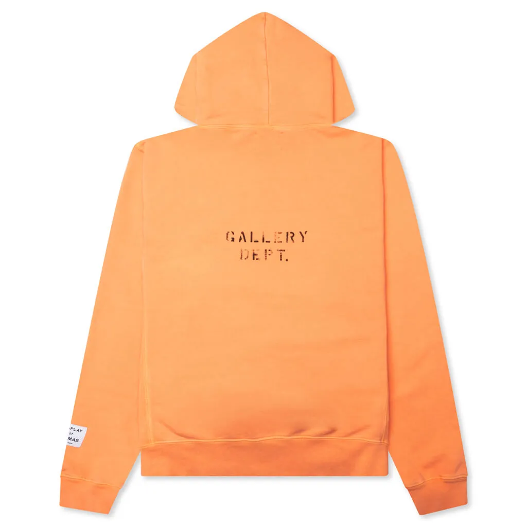 Dept Logo Hoodie - Fluorescent Orange