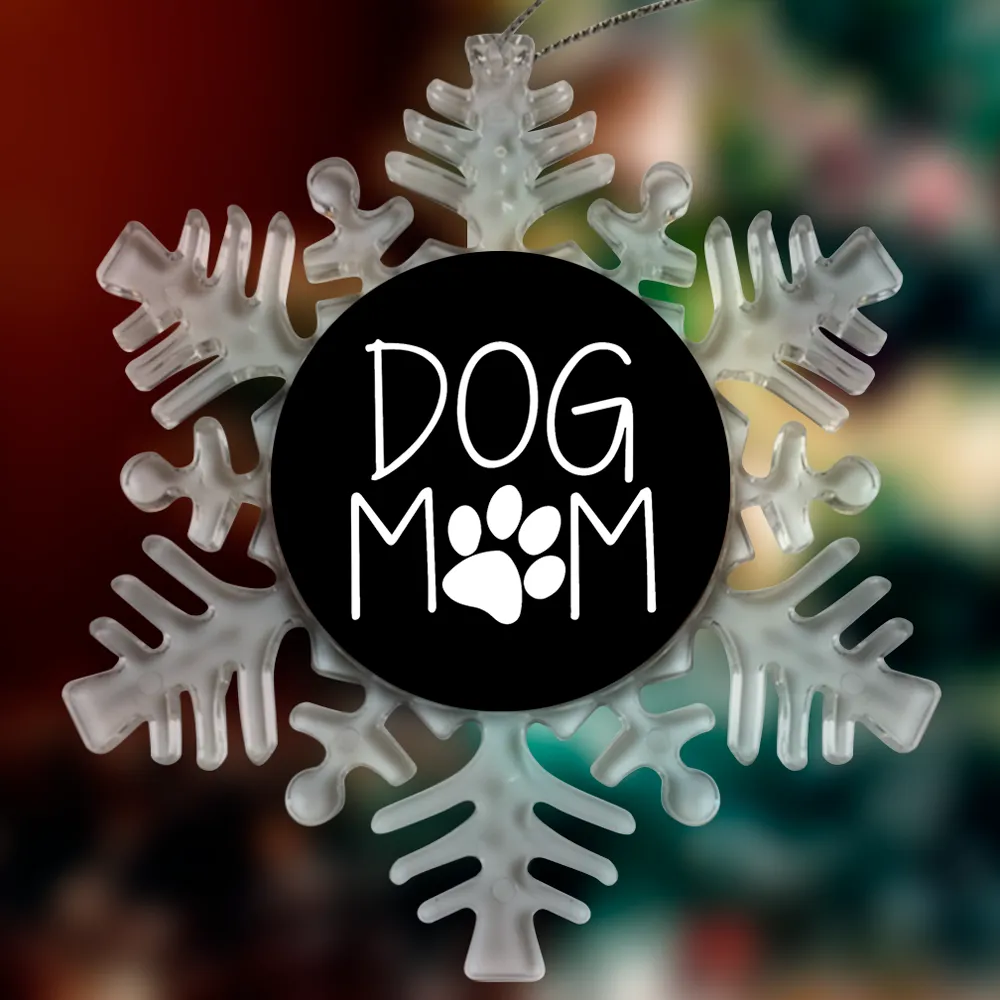 Dog Mom Christmas Ornaments