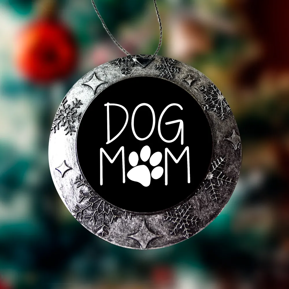 Dog Mom Christmas Ornaments