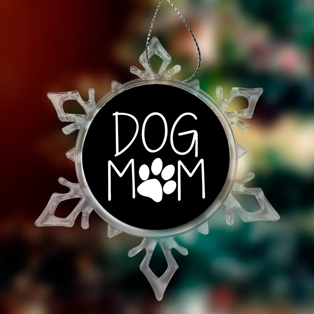 Dog Mom Christmas Ornaments