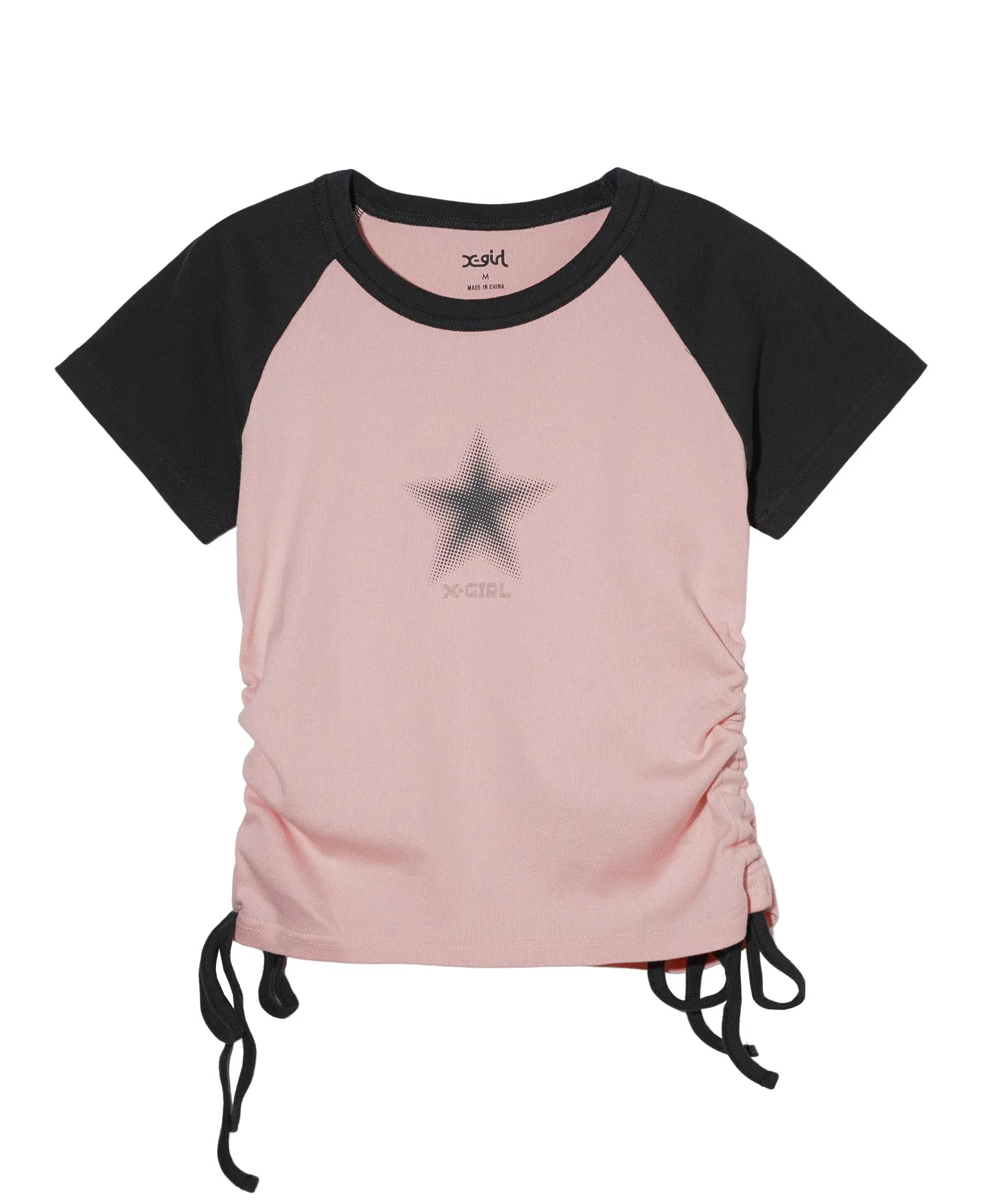 DOTTED STAR S/S RAGRAN BABY TOP