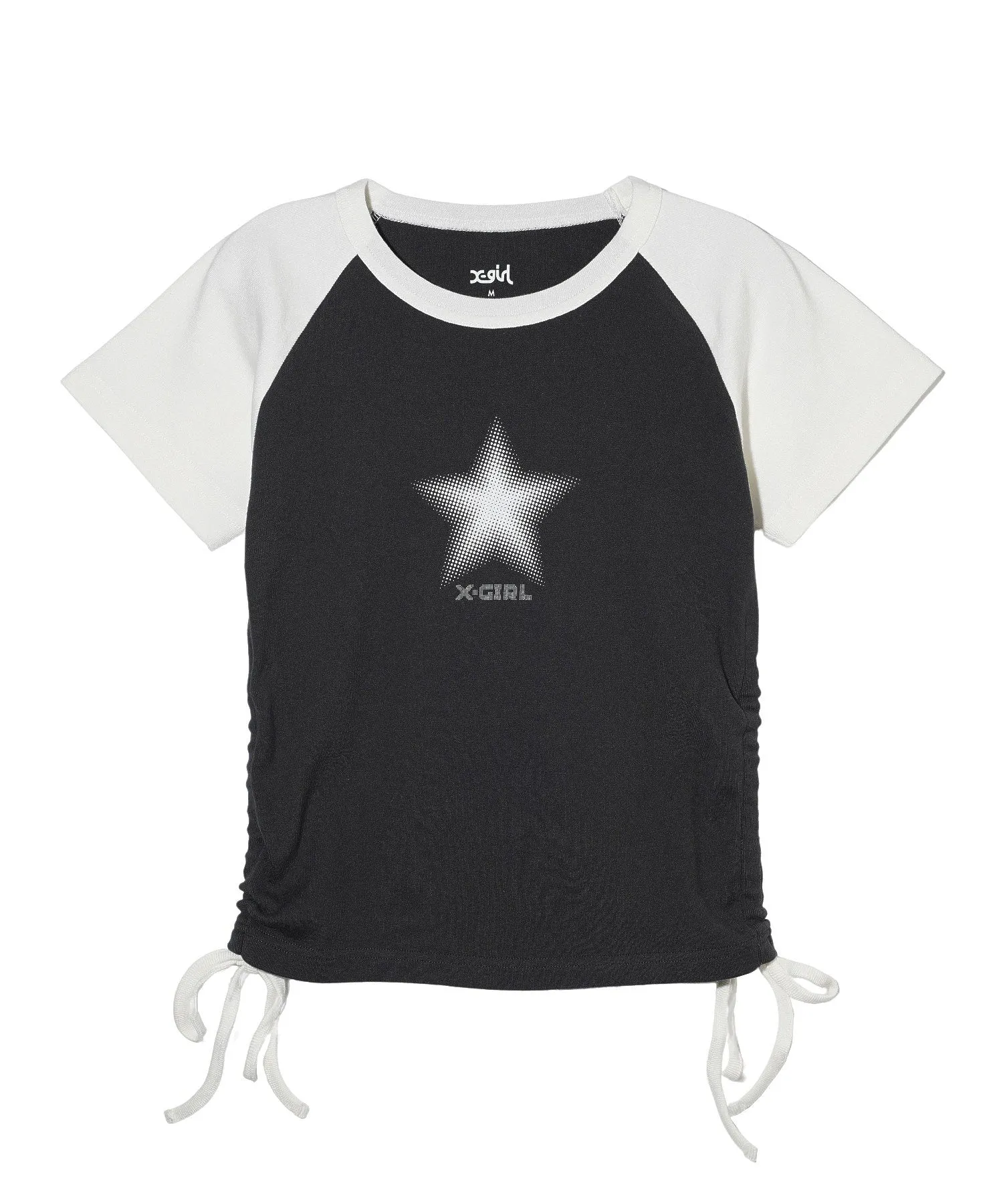 DOTTED STAR S/S RAGRAN BABY TOP