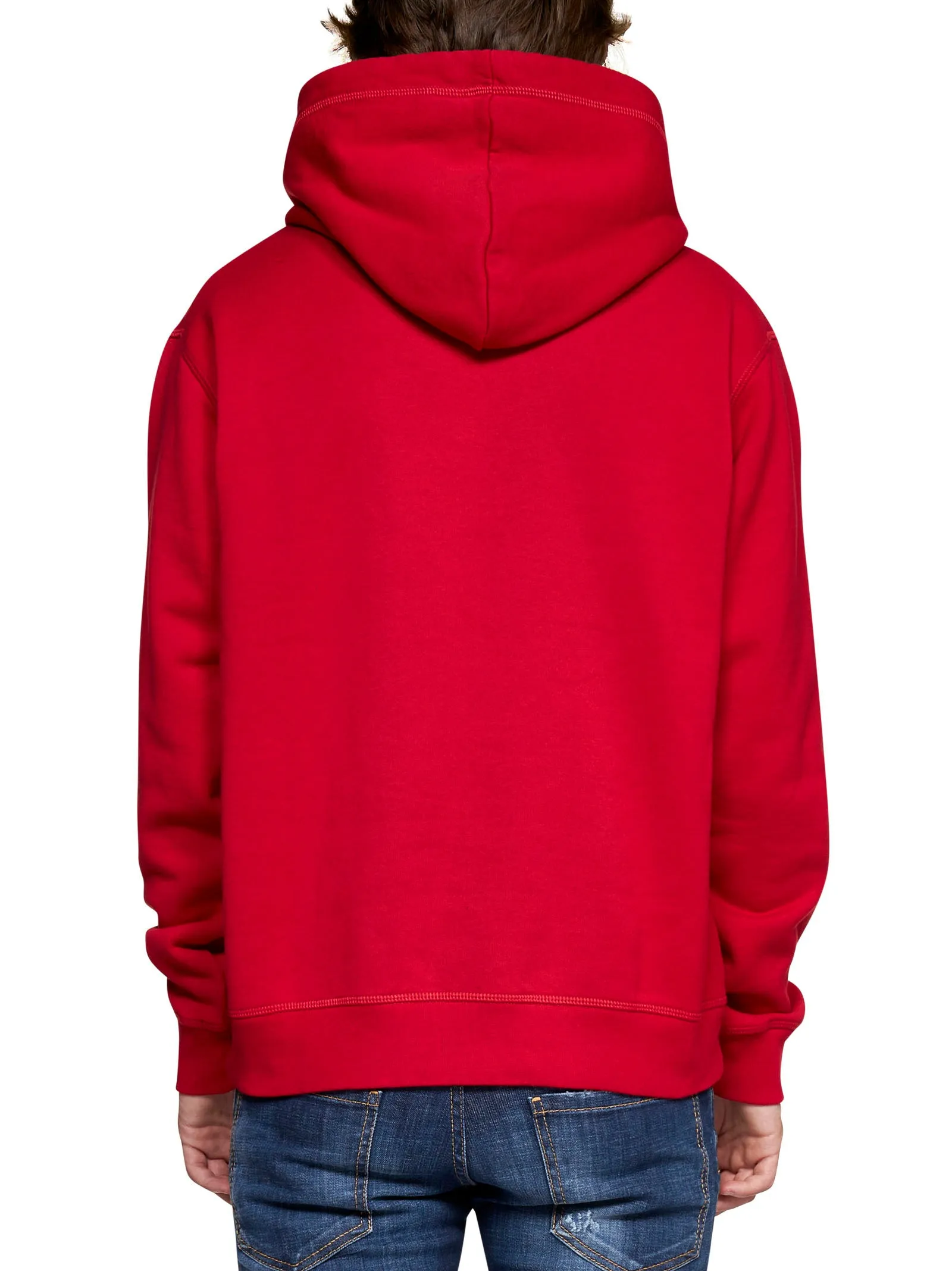 Dsquared2 Logo Printed Drawstring Hoodie