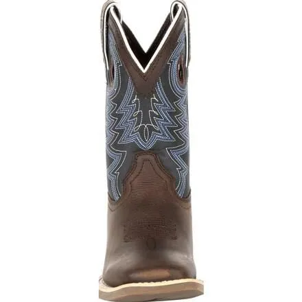 Durango® Lil' Rebel Pro™ Little Kid's Blue Western Boots