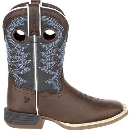 Durango® Lil' Rebel Pro™ Little Kid's Blue Western Boots