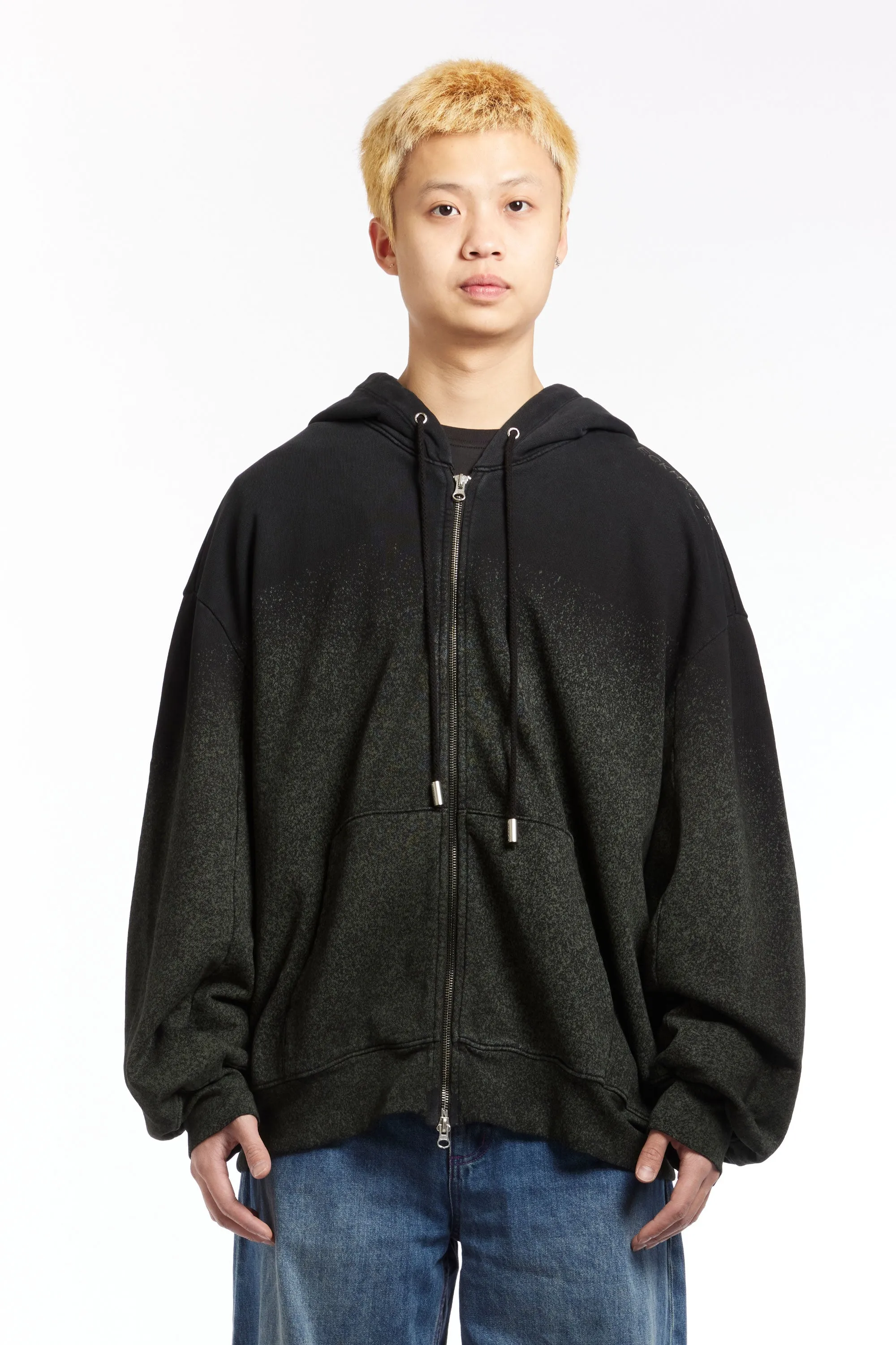 ECKHAUS LATTA - ZIP HOODIE ASTROTURF