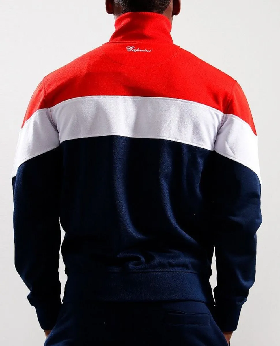 Ellesse Caprini Track Jacket Red Navy