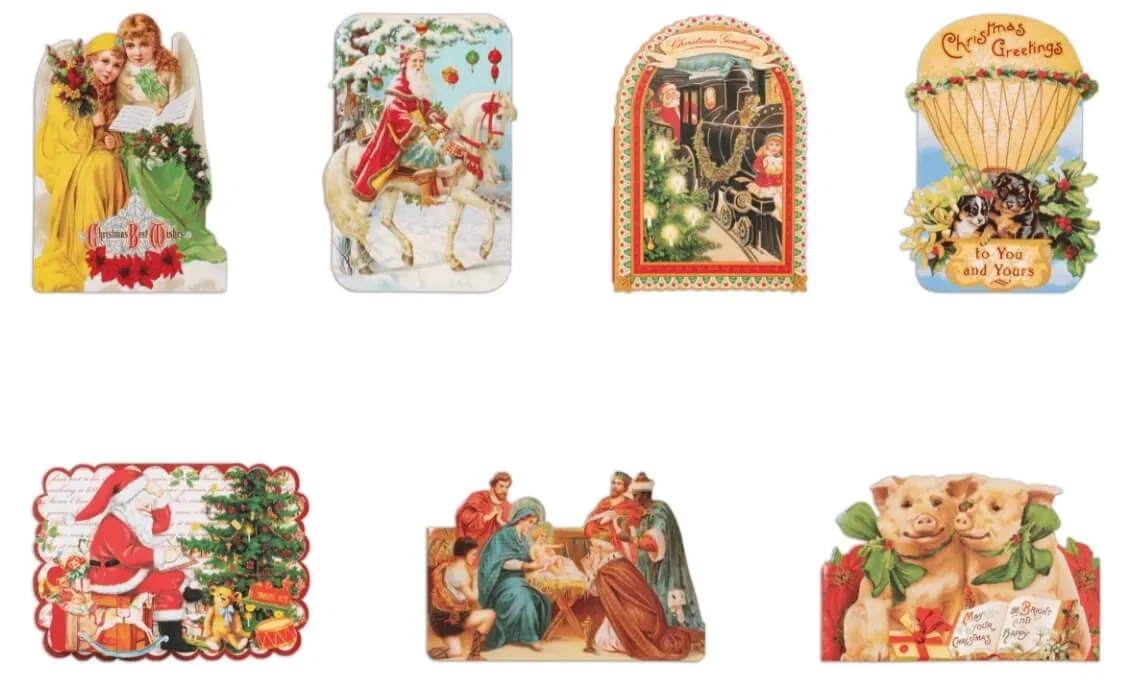 Ephemera Christmas Card Assortment