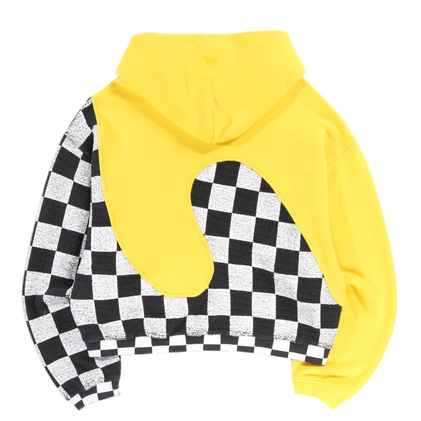 ERL YELLOW CHECKER SWIRL HOODIE