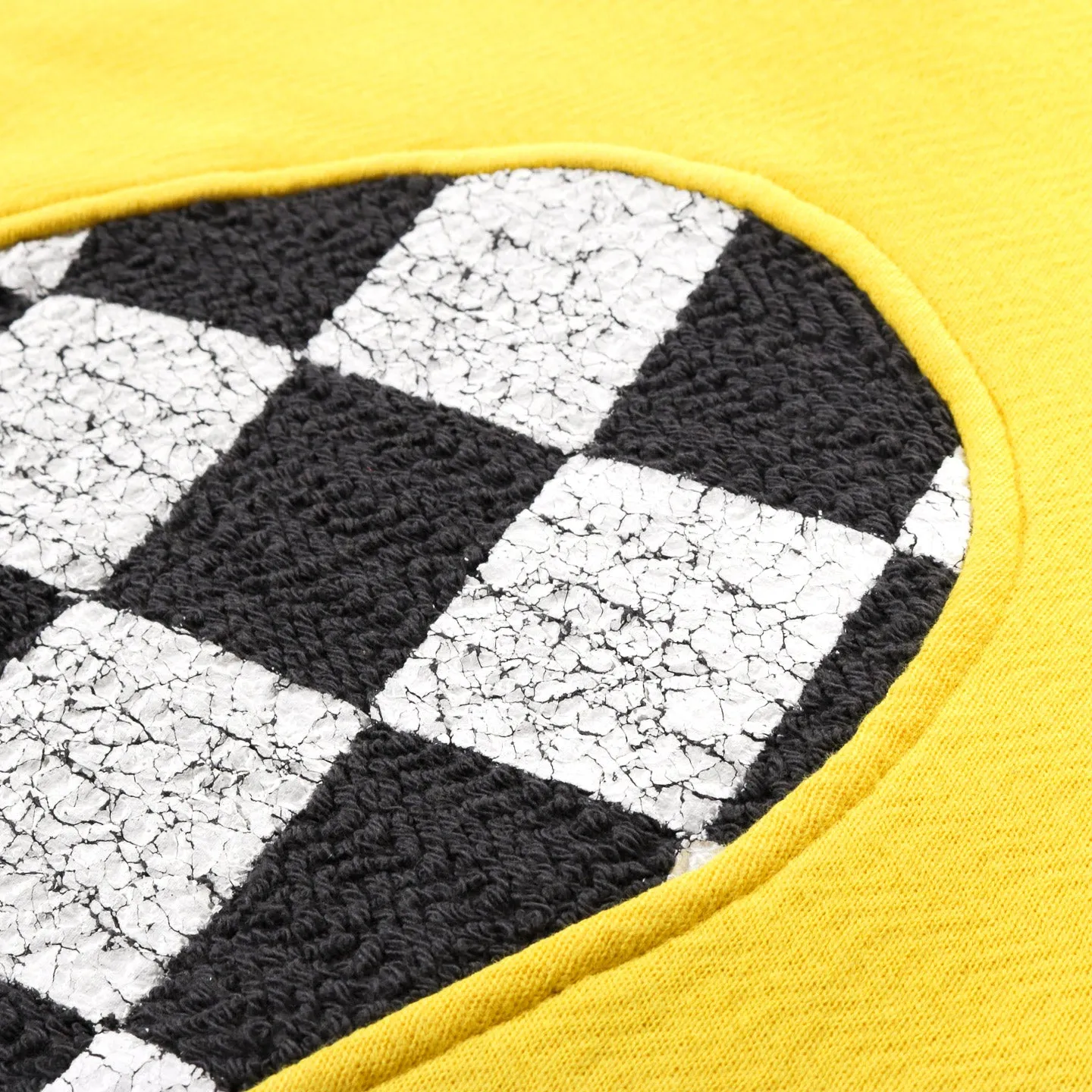 ERL YELLOW CHECKER SWIRL HOODIE