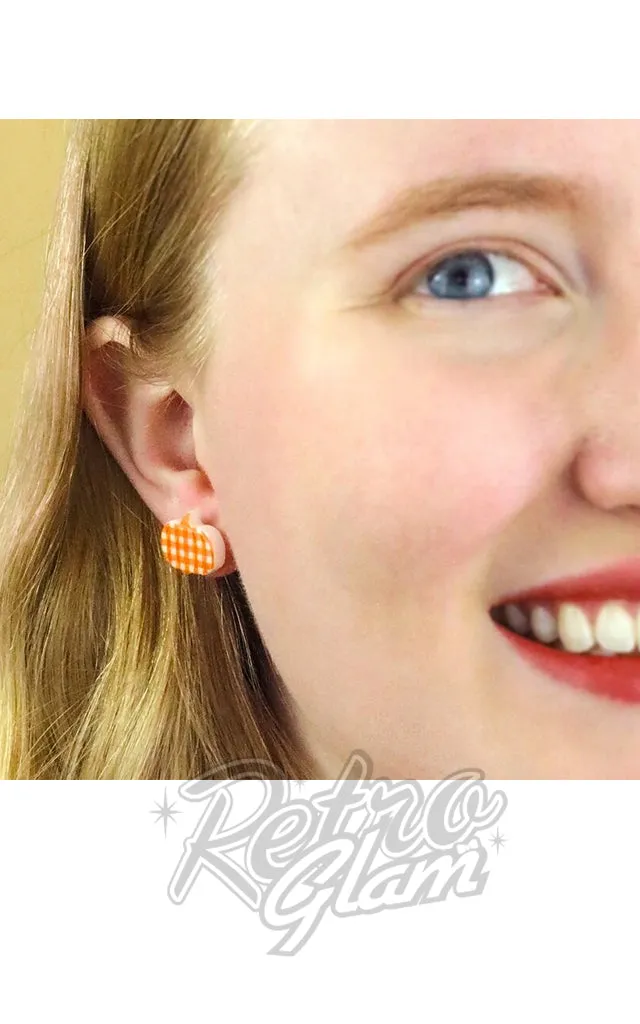 Erstwilder Halloween 2023 Earrings - Pumpkin Stud Sets