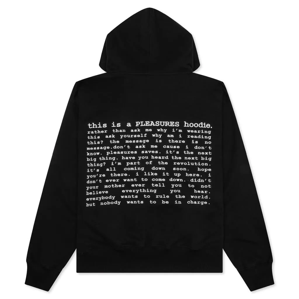 Evolution Zip Up Hoodie - Black