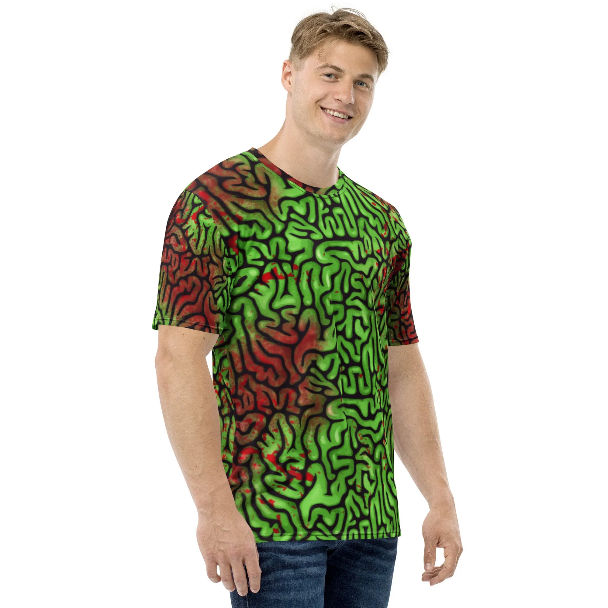 Halloween Bloody Green Brains Unisex T-Shirt