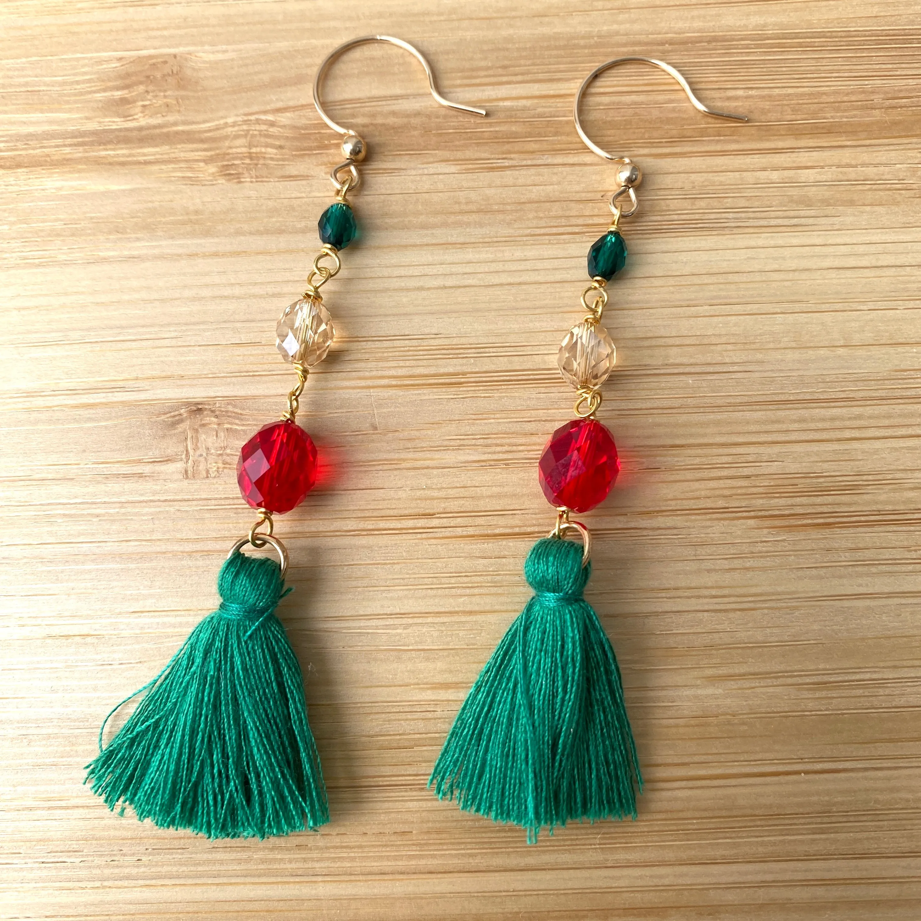 Holiday Tassel Earrings