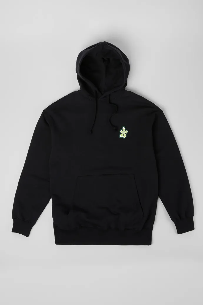 Hoodie Black organic cotton hoodie