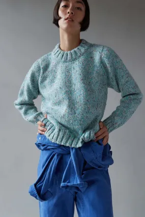 Inga Sweater - Turquoise Confetti