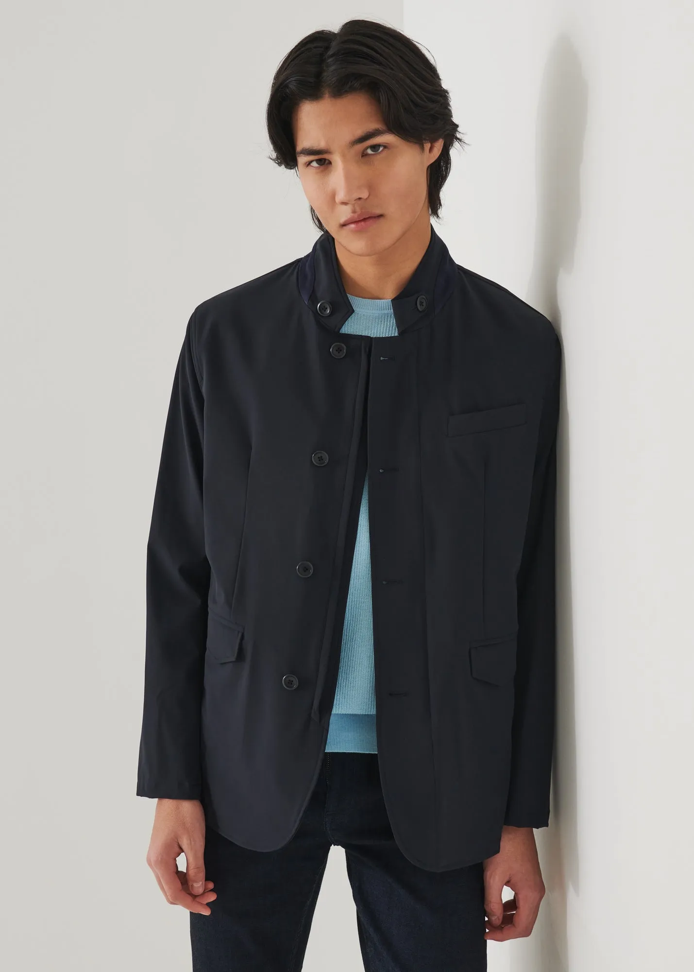 ITALIAN NYLON HYBRID JACKET