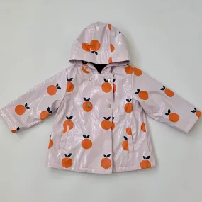 Jacadi Pink Clementine Print Raincoat: 36 Months